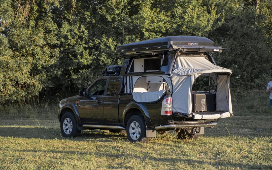 Weekender Camper Package + Tente de Toit sur ce Ford Ranger Super Cab