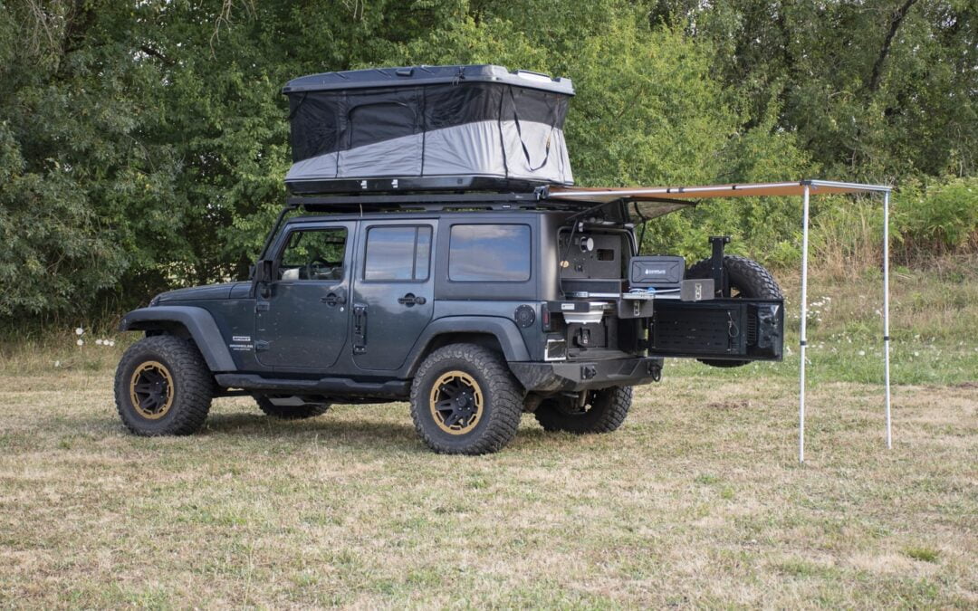 Aménagement complet sur mesure et équipement d&rsquo;un 4×4 Jeep Wrangler