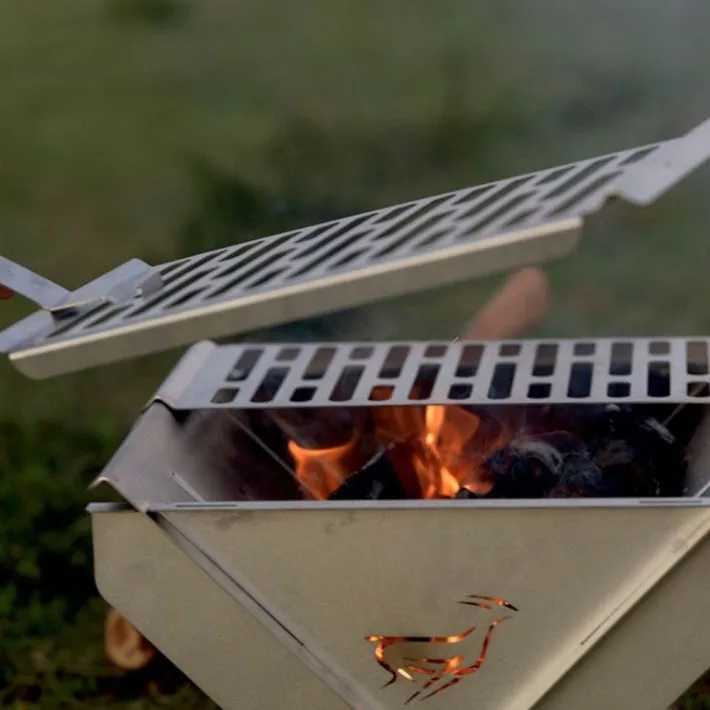 Barbecue démontable Front Runner avec grille 40x40cm – Image 3
