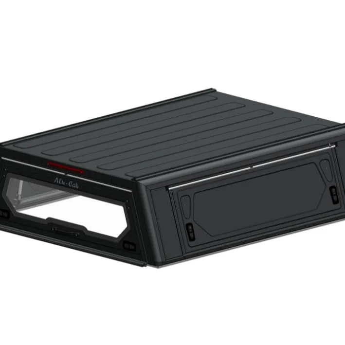 Hard top Alu Cab contour next génération extra cabine aluminium noir sans vitres latérales
