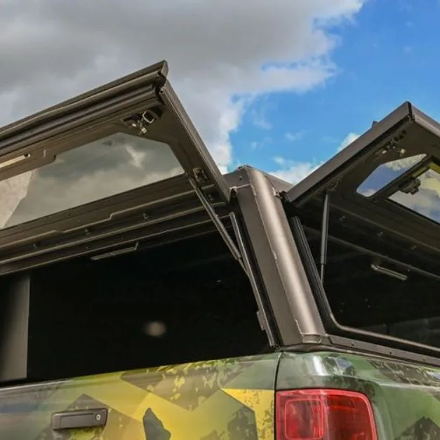 Hard top Alu Cab contour next génération extra cabine aluminium noir sans vitres latérales – Image 3