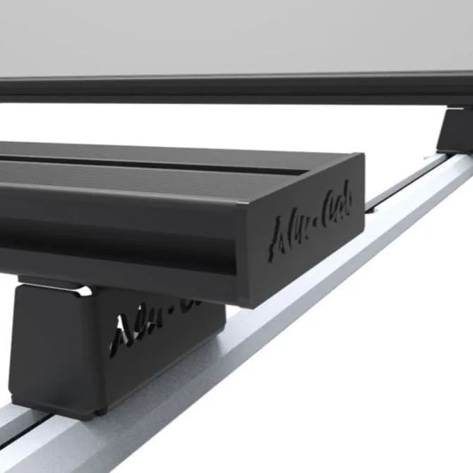 Kit de 2 barres de toit Alu-Cab noires