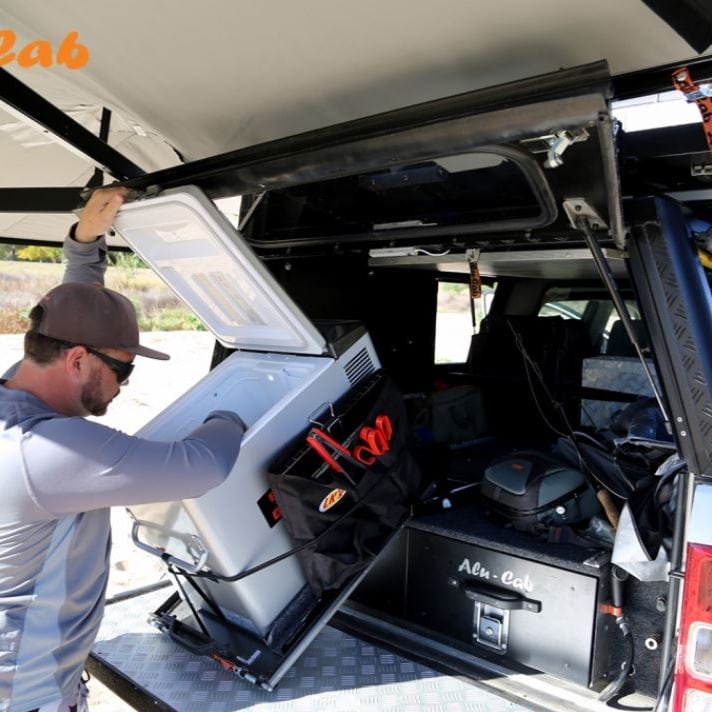 Plateau coulissant inclinable alu cab pour glacière de 0 à 40L – Image 3