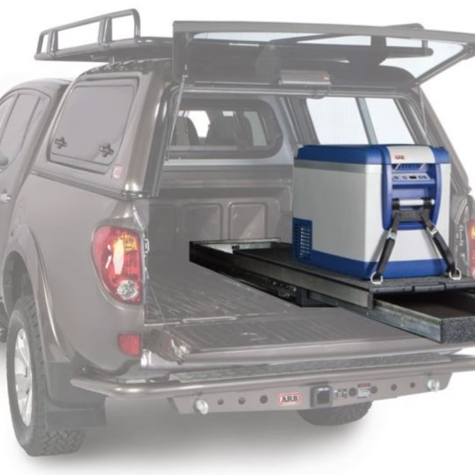 Tiroir de rangement simple ARB 1045 X 535 X 140 mm avec plateau coulissant