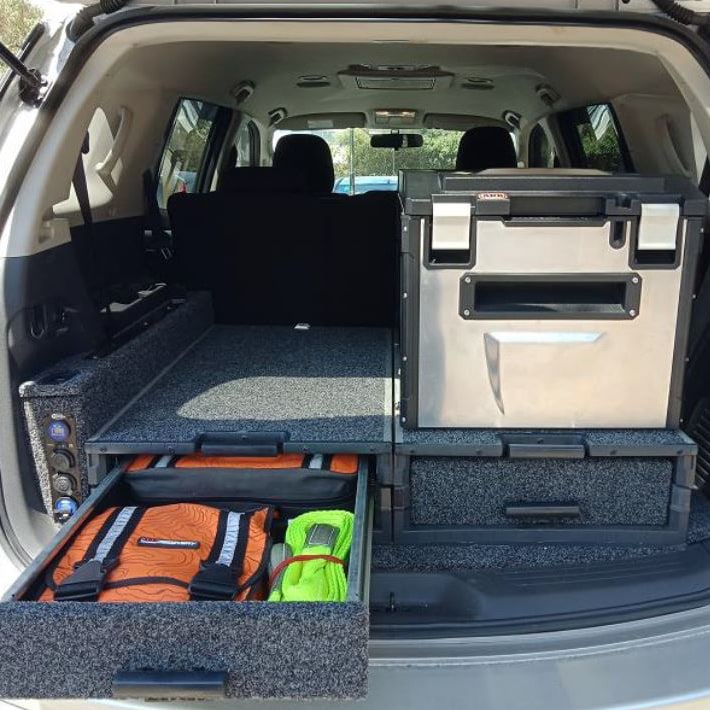 Tiroir de rangement simple ARB 1355 X 500 X 190 mm avec plateau coulissant