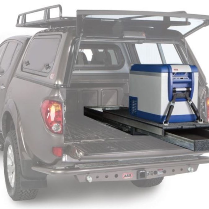 Tiroir de rangement simple ARB 1355 X 505 X 140 mm avec plateau coulissant