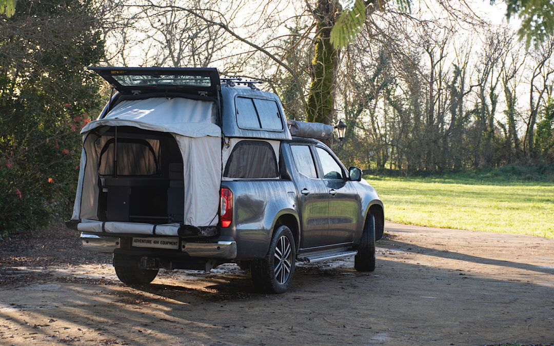 Aménagement complet et Kit Weekender Camper Package sur Pick Up Mercedes Classe X