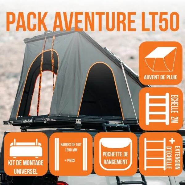 PACK AVENTURE TENTE ALU CAB LT-50